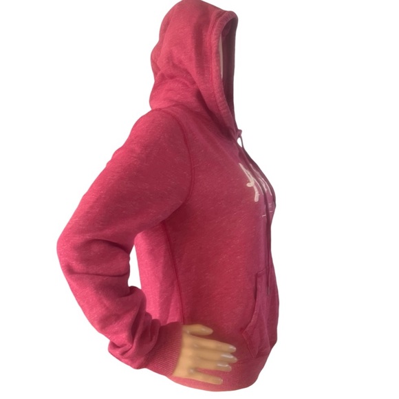Abercrombie & Fitch Red Hoodie Hooded Sweatshirt - Picture 2 of 4
